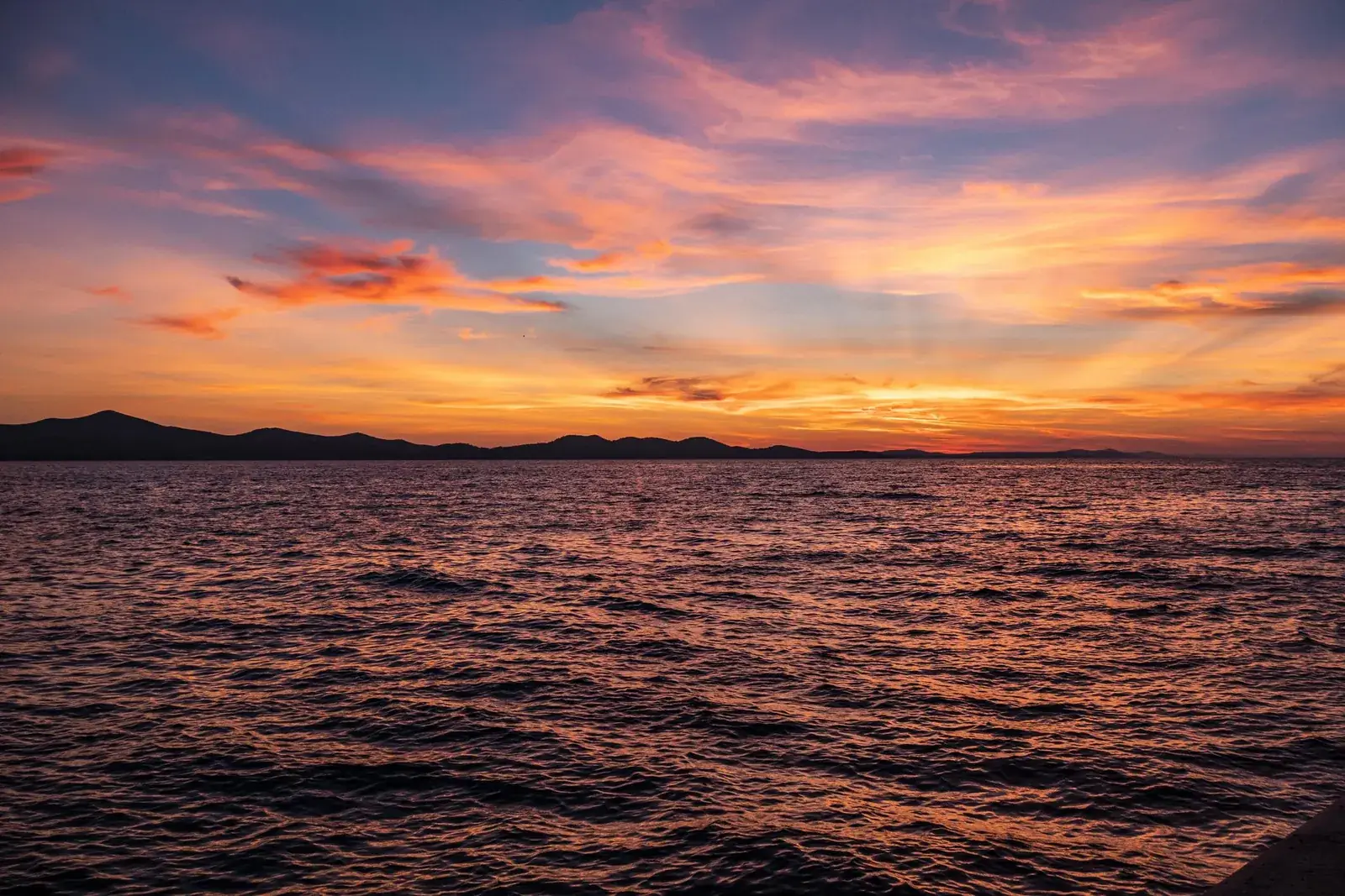 Sunset along the Zadar peninsula, photo 5